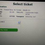 Ticket purchase view