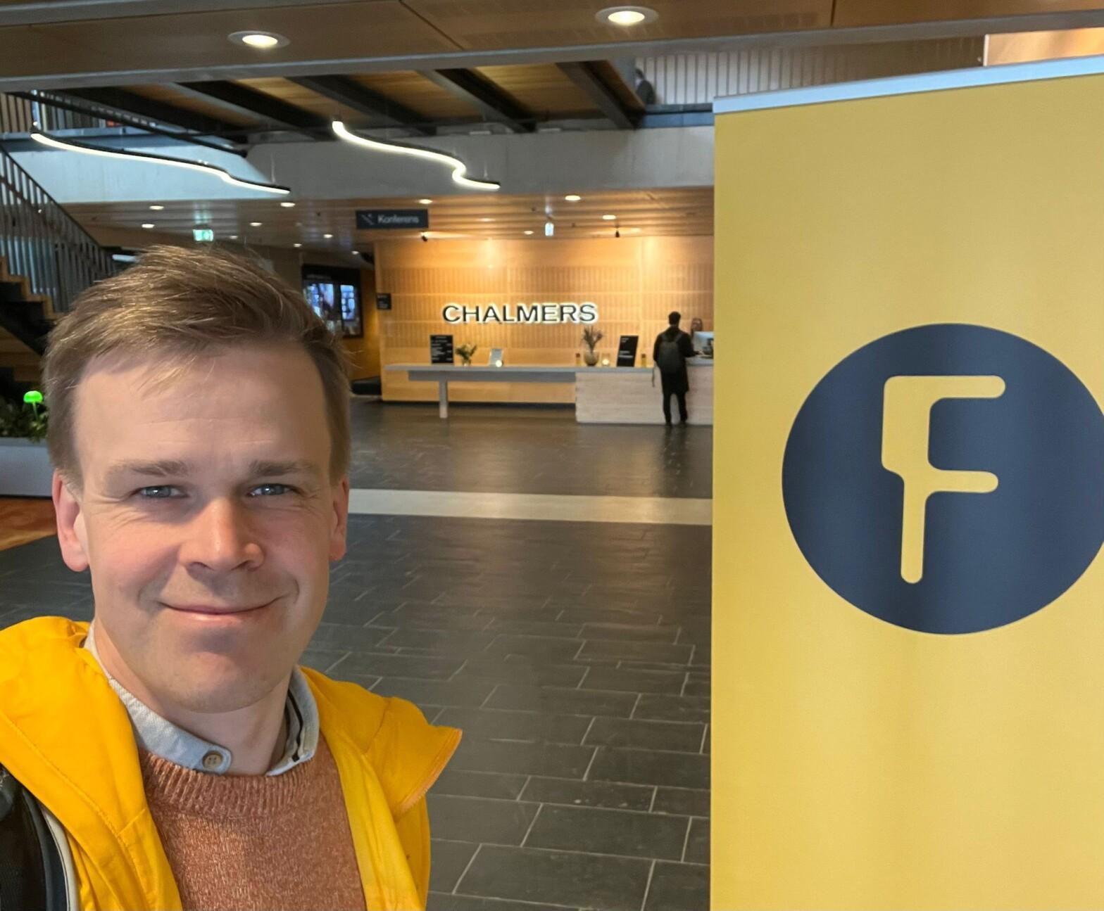fossnorth 2025, Robert at Chalmers, Gothenburg, Sweden